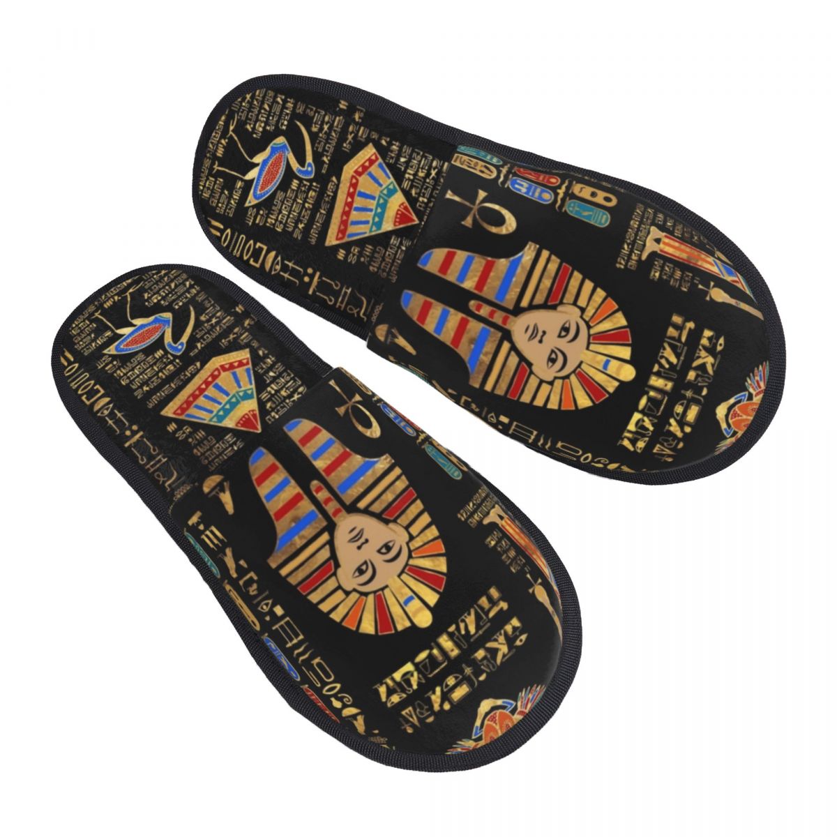 Women Shoes Egypt - Sepatu Sandal Rumah Wanita Motif Hieroglif
