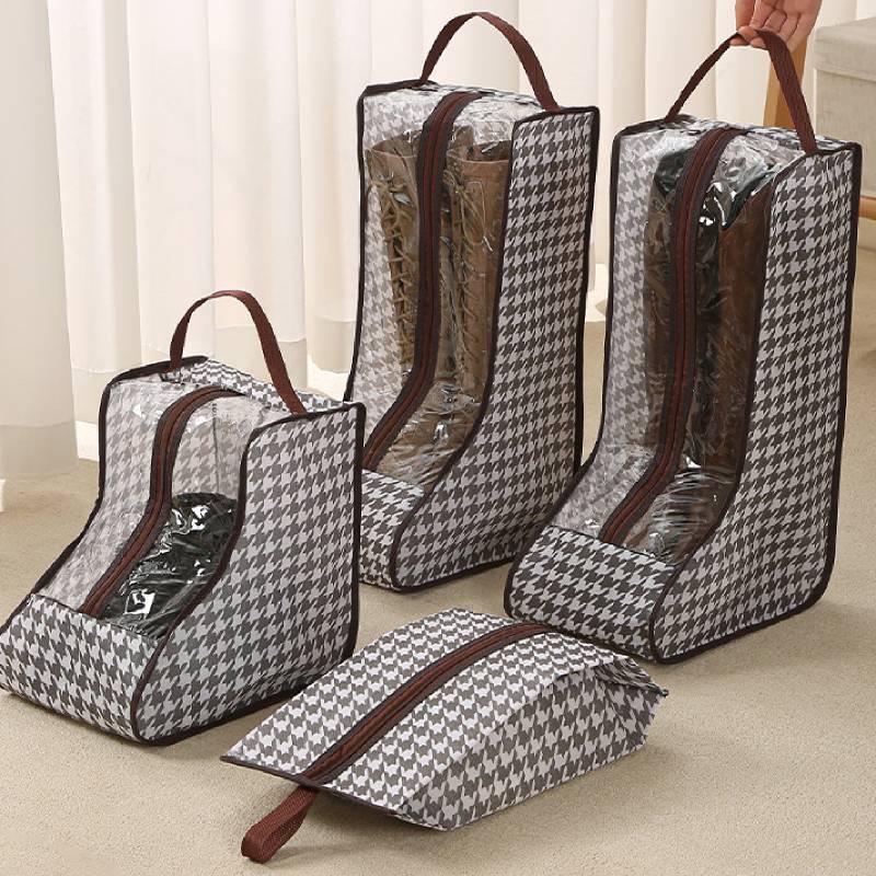Women Shoes Boots - Tas Penyimpanan Sepatu Tinggi dengan Jendela
