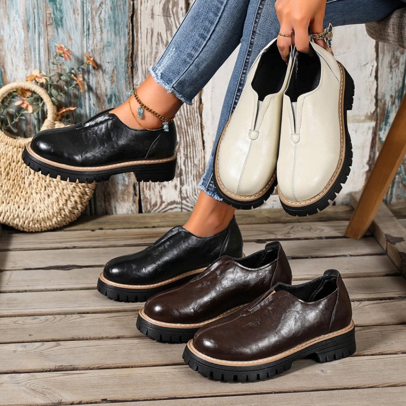 Women'S Shoes In Fashion - Sepatu Wanita Gaya Retro Inggris Musim