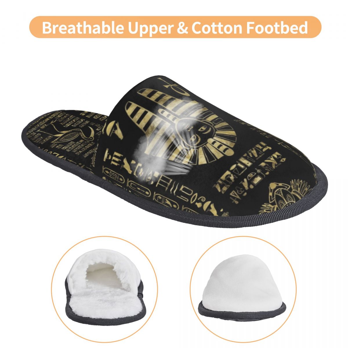 Sandal Rumah Motif Hieroglif d - Women Shoes Egypt ulasan dan harga