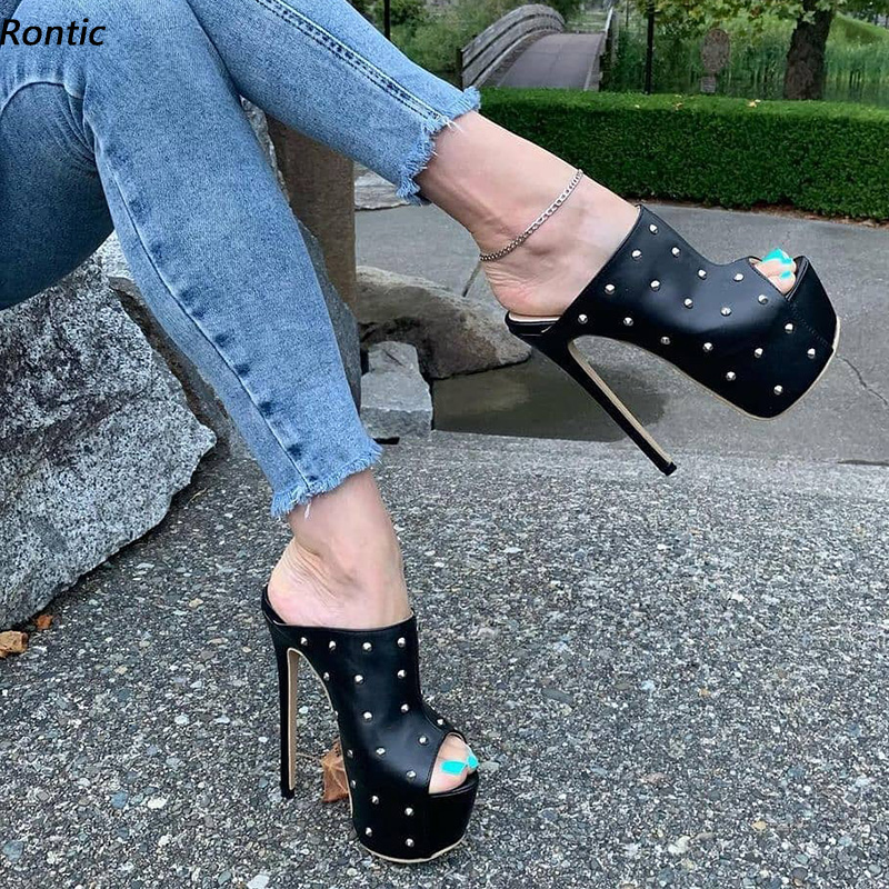 Rontic 2021 Sandal Mules Wanit - Women Shoes Waterproof ulasan dan harga