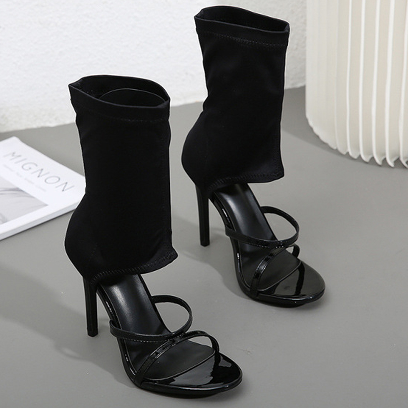 Sandal Sepatu Kain Elastis Hig - Women Shoes Boots ulasan dan harga