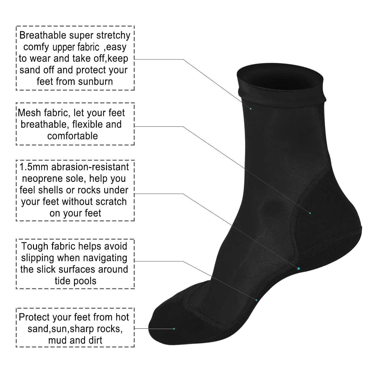 Kaus kaki sirip Neoprene untuk - Women'S Shoes Neuropathy ulasan dan harga