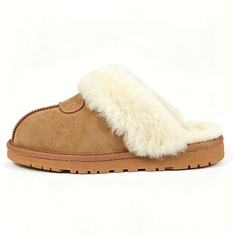 Sandal Bulu Alami untuk Wanita - Women Shoes For Winter ulasan dan harga