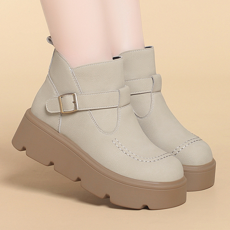 Sepatu Platform Datar Alas Teb - Women Shoes For Winter ulasan dan harga