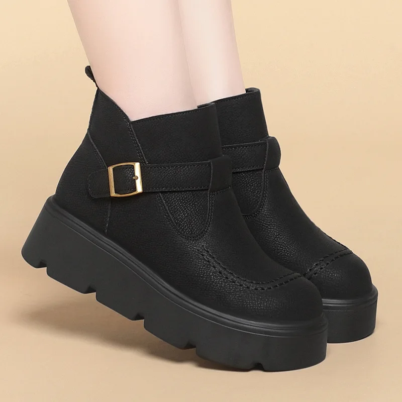 Sepatu Platform Datar Alas Teb - Women Shoes For Winter ulasan dan harga
