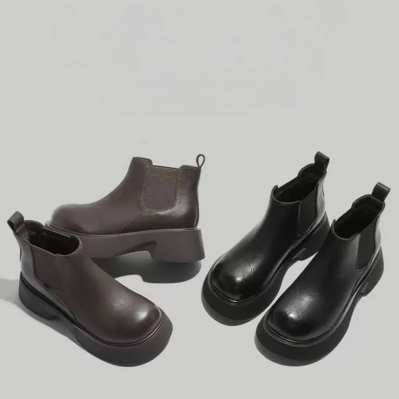 Sepatu Boots Wanita Model Flat - Women Shoes For Winter ulasan dan harga