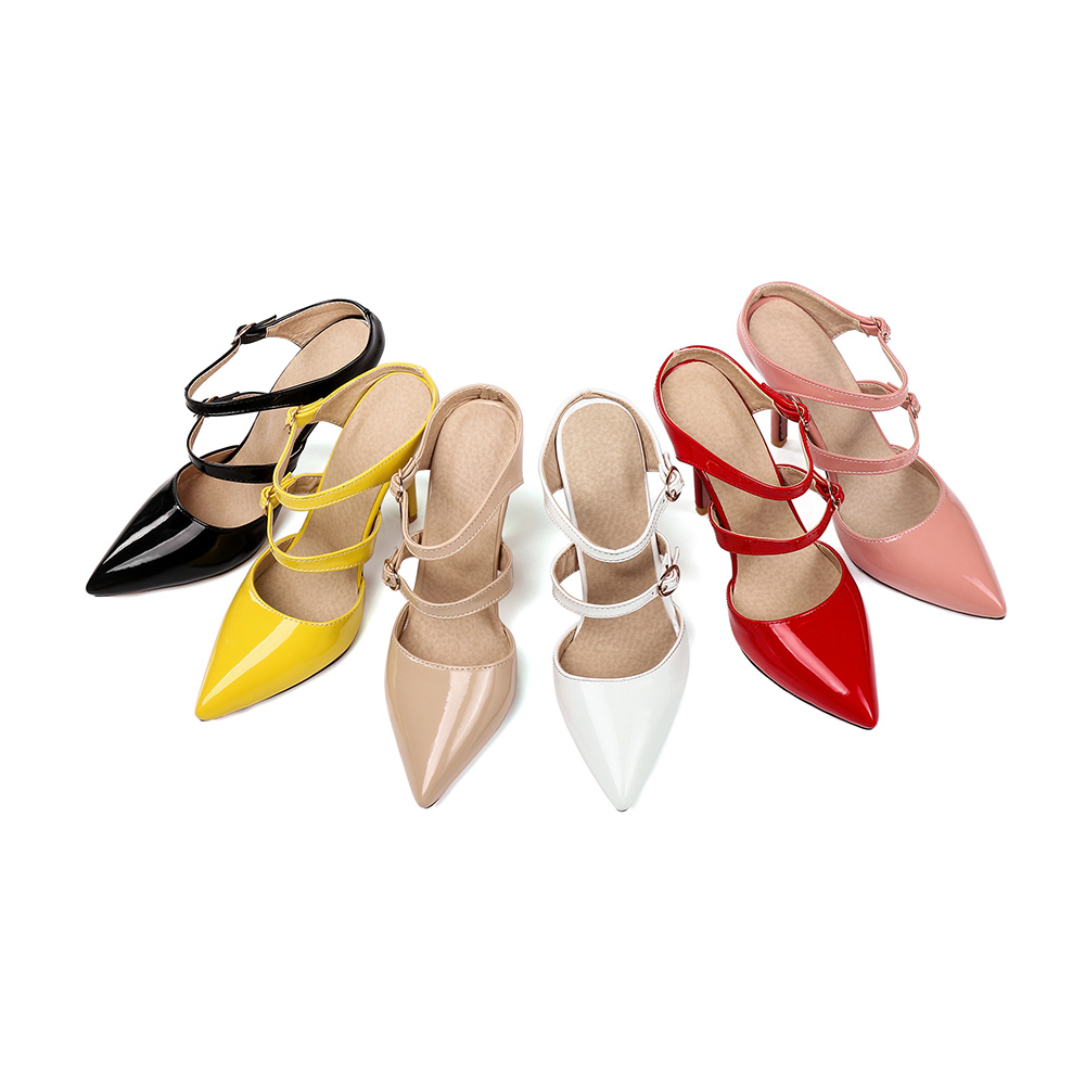Merek Baru Seksi Merah Kuning  - Women Shoes Branded ulasan dan harga