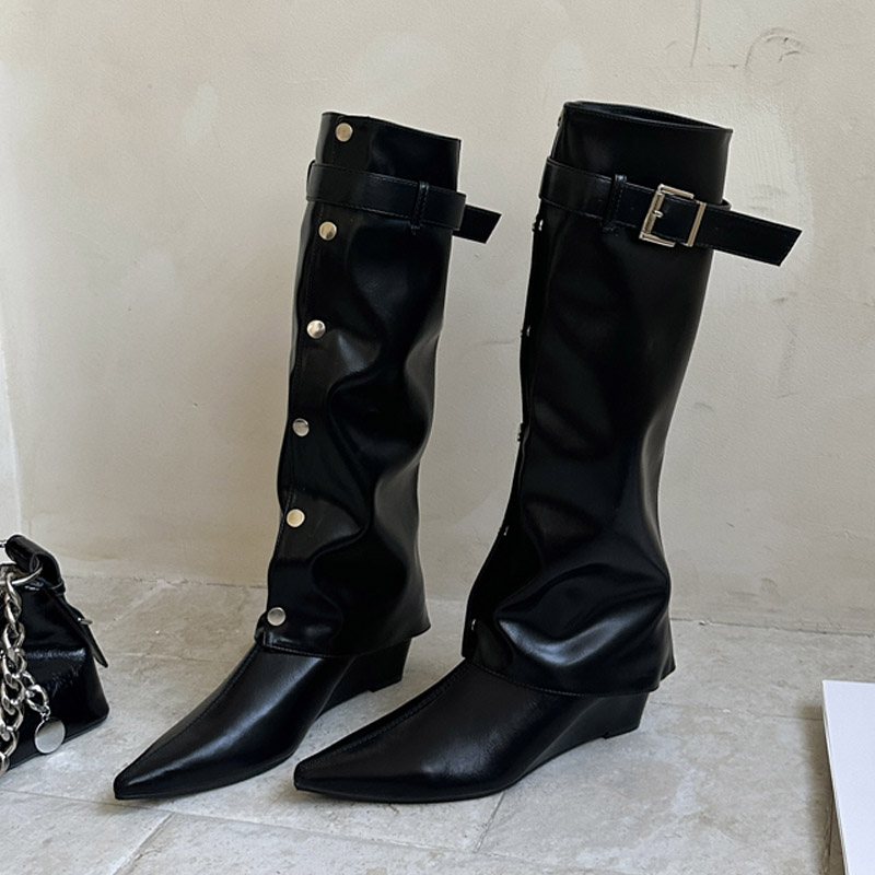 Sepatu Bot Setinggi Lutut Wani - Women Shoes For Winter ulasan dan harga
